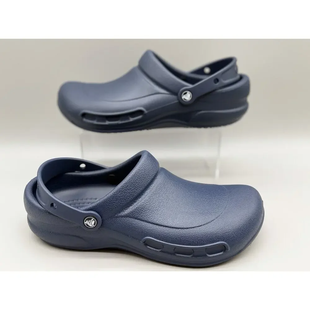 Crocs Bistro Work Clogs Navy Slip Resistant 10075-410 Men’s 10 Women’s 12